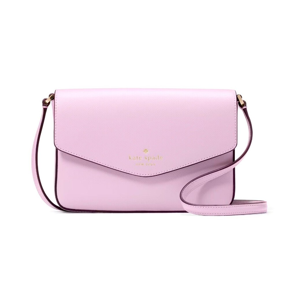 New Kate Spade Sadie Envelope Crossbody Berry Cream - Picture 3 of 5